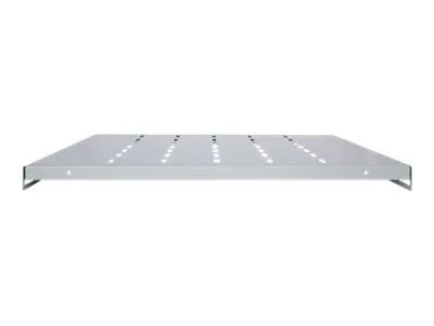 Intellinet 19" Fixed Shelf, 1U, 345mm Depth, Max 100kg, Grey - Rack - Regal - Grau, RAL 7035 - 1U - 48.3 cm (19")