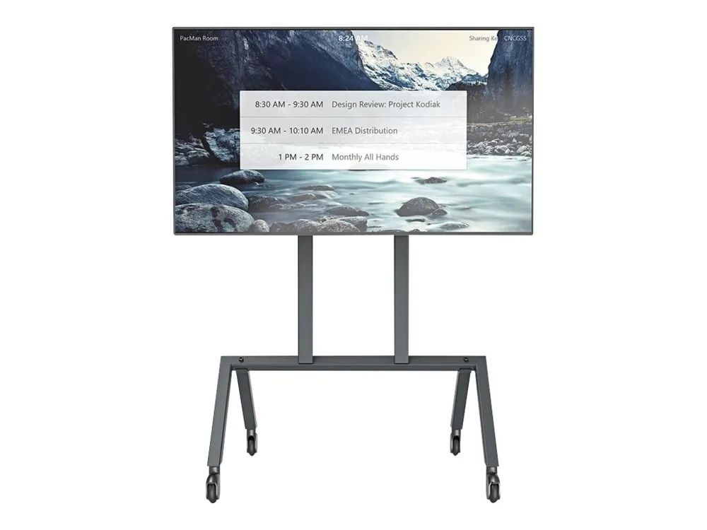 Heckler Design Heckler AV - Wagen - für LCD-Display - Stahl - Black Gray - Bildschirmgröße: 127-191 cm (50"-75")