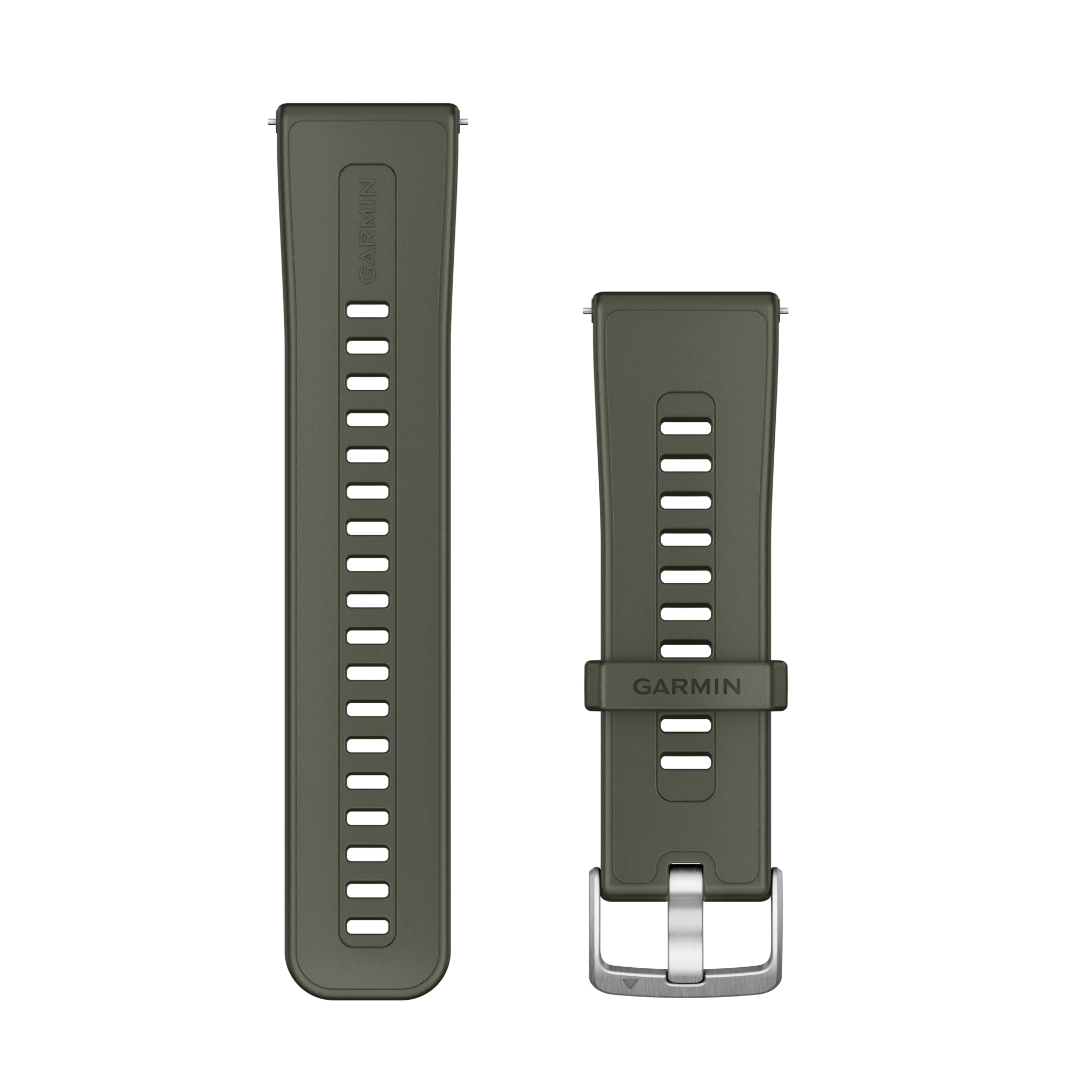 Garmin Schnellwechsel-Armband 24mm, Silikon Moosgrün 