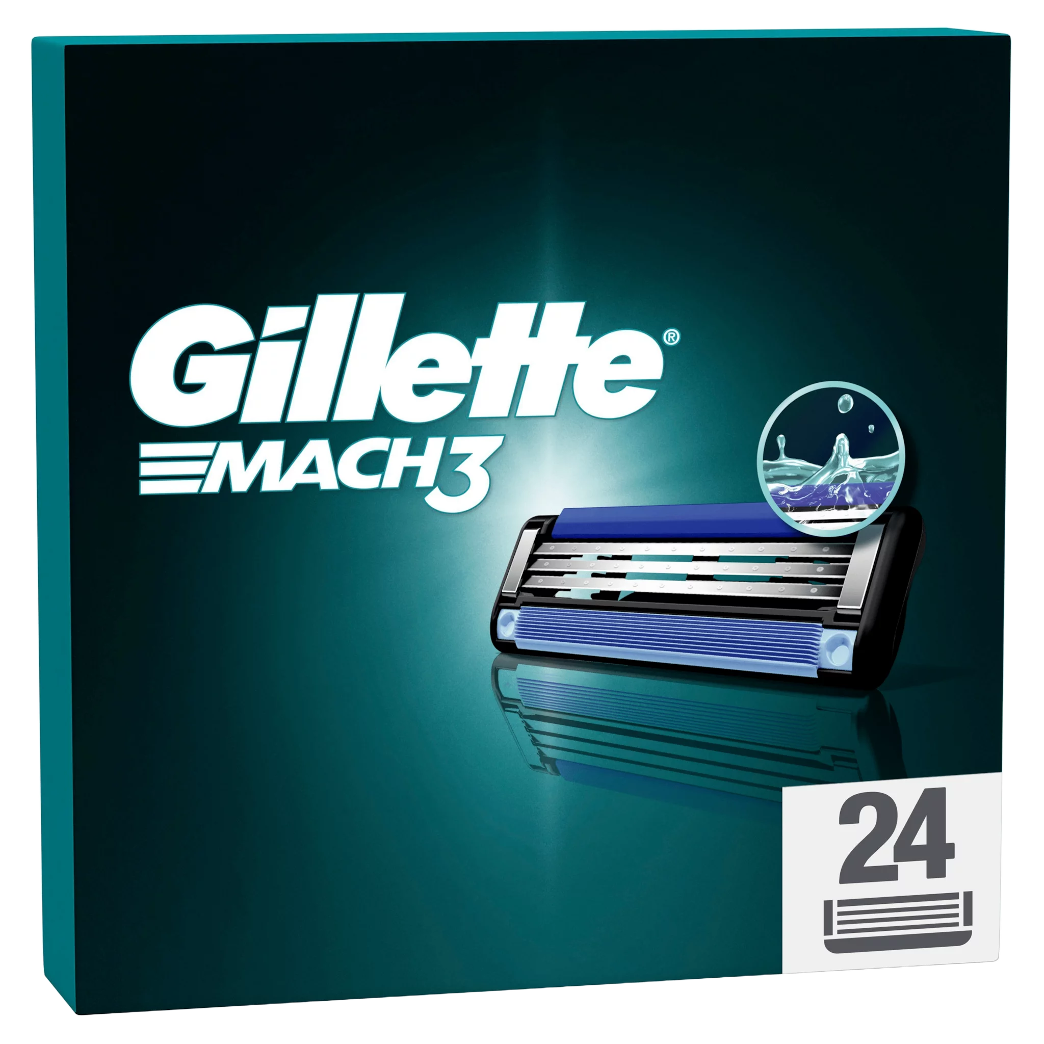 Gillette Mach3 Systemklingen 24er -  Online Versandvariante