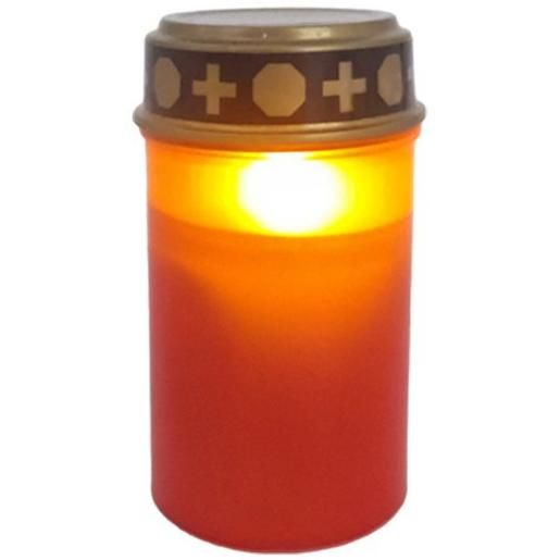 SHE LED KERZE/GRABLICHT MIT TIMER / SHX SHXTLT01 ROT SHXTLT01
