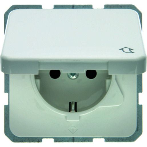 Berker FR-SSTD + KLAPPDECKEL UP IP44 / BERKER 471509 PWS 471509