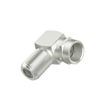 Hama SAT-Adapter, F-Stecker - F-Kupplung, 90°