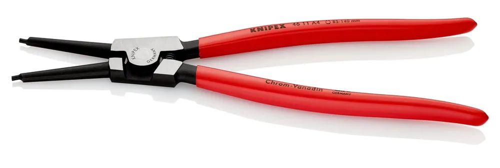 KNIPEX Sicherungsringzange für Außenringe auf Wellen mit Kunststoff überzogen schwarz atramentiert 320 mm