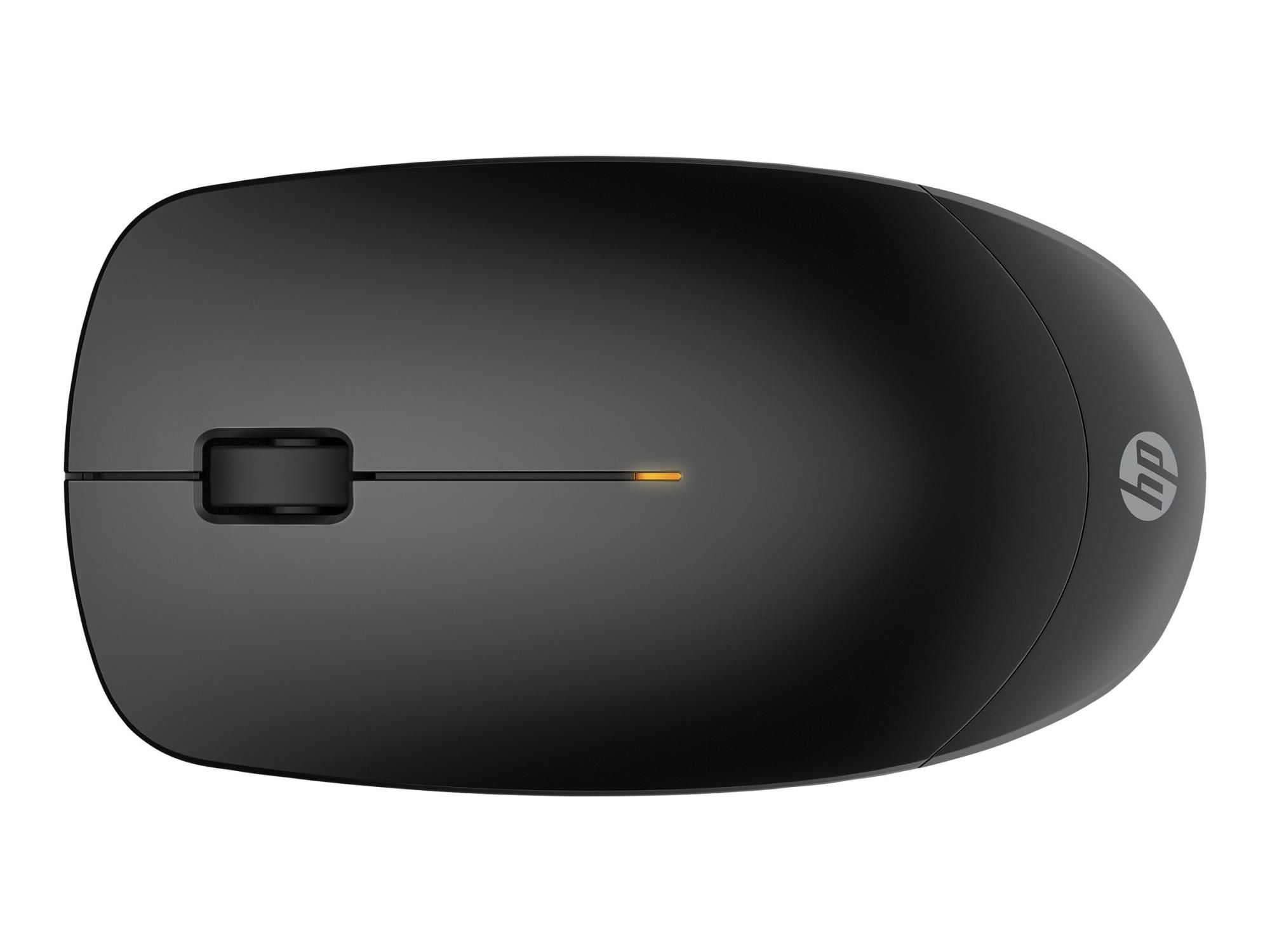 HP 235 Slim - Maus - optisch - 3 Tasten - kabellos - 2.4 GHz - kabelloser Empfänger (USB)