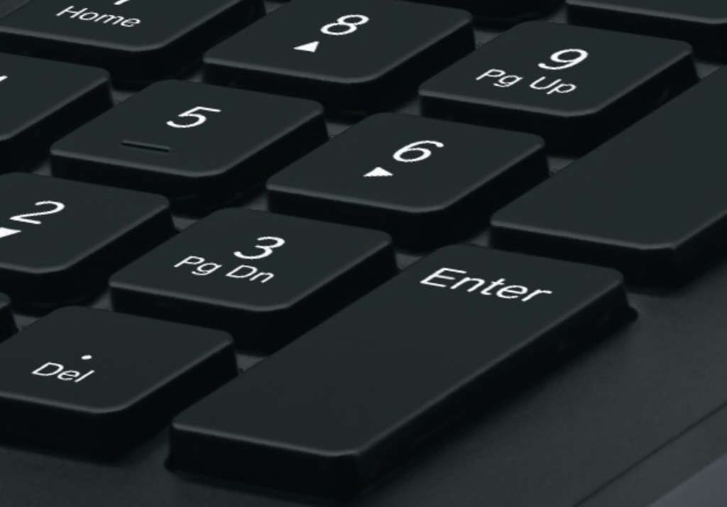 Logitech K280e - Tastatur - USB - Deutsch - Schwarz