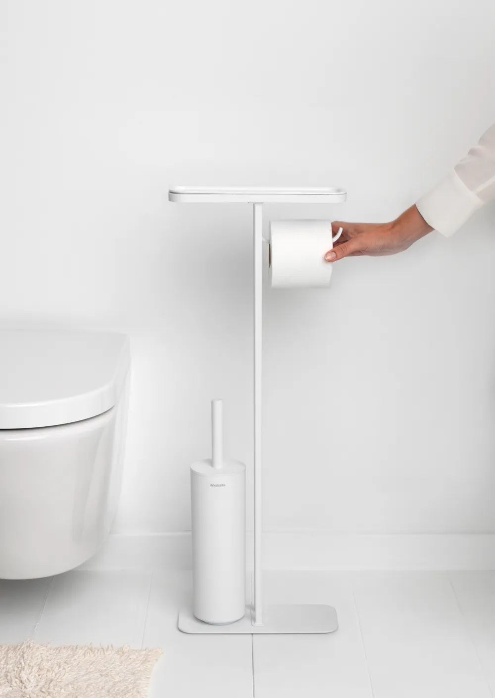 Brabantia MindSet Toilettenbutler - Mineral Fresh White