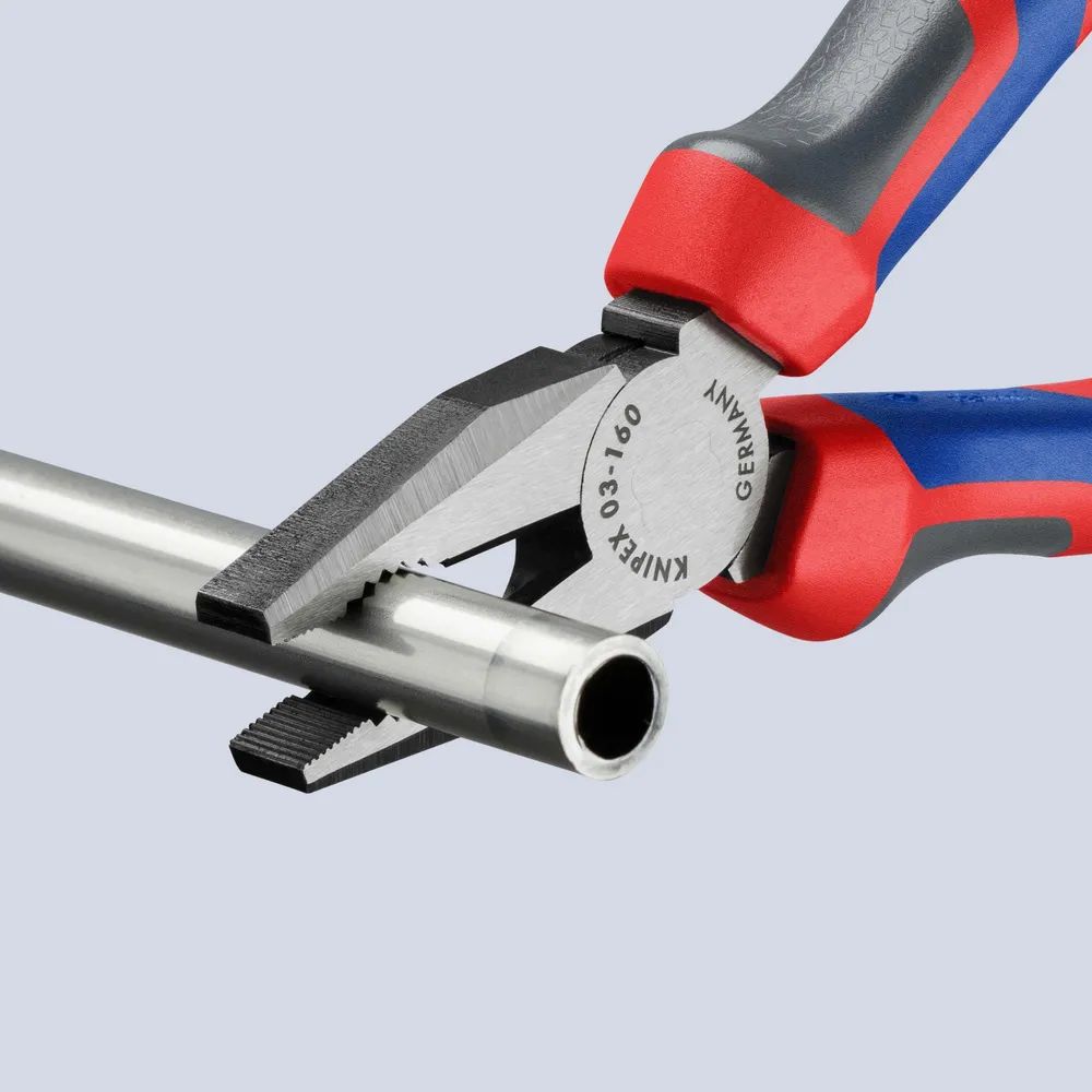 KNIPEX Kombizange mit Comfort-Griffen schwarz atramentiert 160 mm