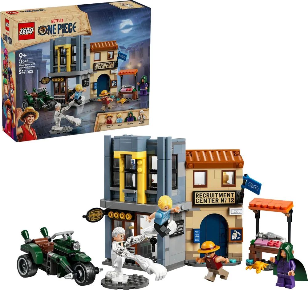 LEGO 75642 One Piece Showdown mit Kapitän Smoker