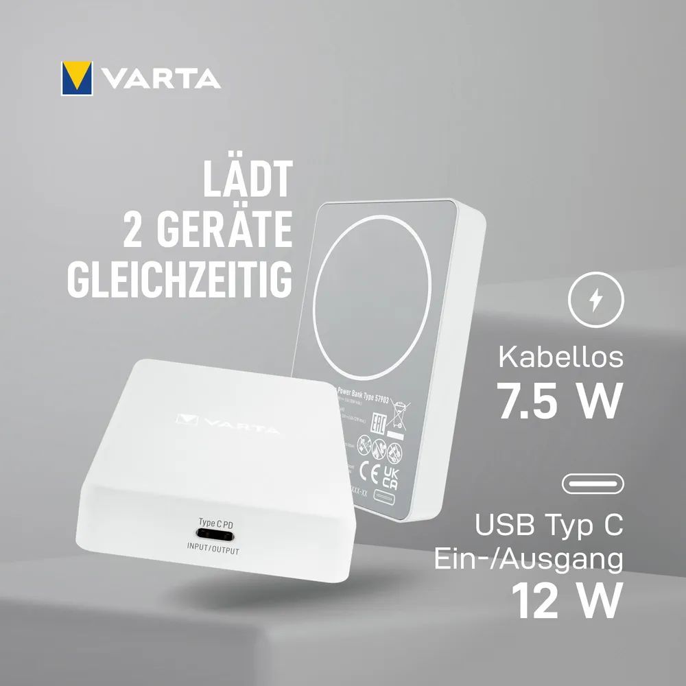VARTA Mag Pro Wireless Power Bank 5000 Box