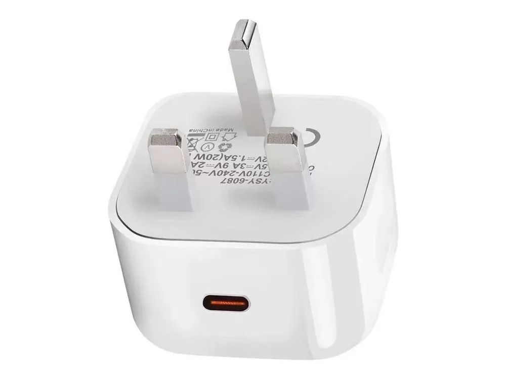 eSTUFF Netzteil - 20 Watt - 3 A - Apple Fast Charge, PD 3.0, QC 3.0 (24 pin USB-C)