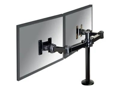 Neomounts FPMA-D960DG - Befestigungskit - Voll beweglich - für 2 LCD-Displays - Schwarz - Bildschirmgröße: 25.4-68.6 cm (10"-27")