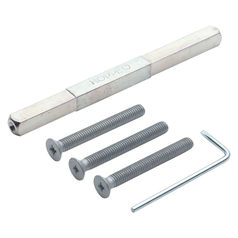 HOPPE Befestigungsset zu Sicherheits-Drückergarnitur Türstärke 37-42 mm