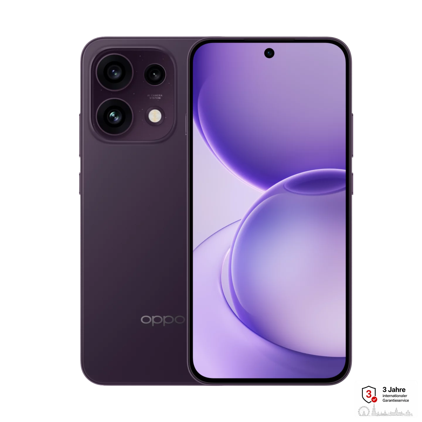 OPPO Reno16 F 5G CPH2859 Europe 256GB 8GB Purple Black OEU