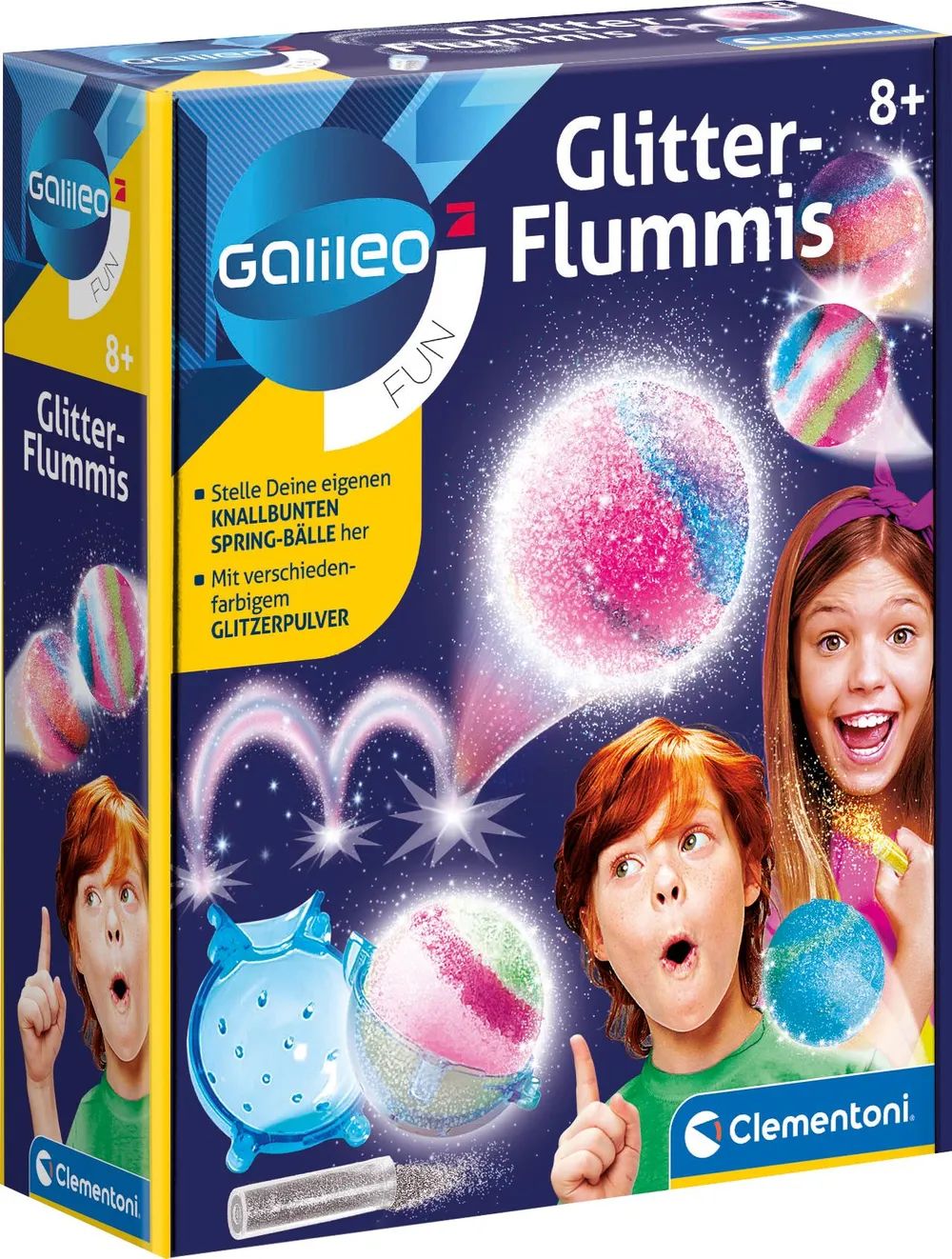 Clementoni GmbH Galileo Glitter-Flummis