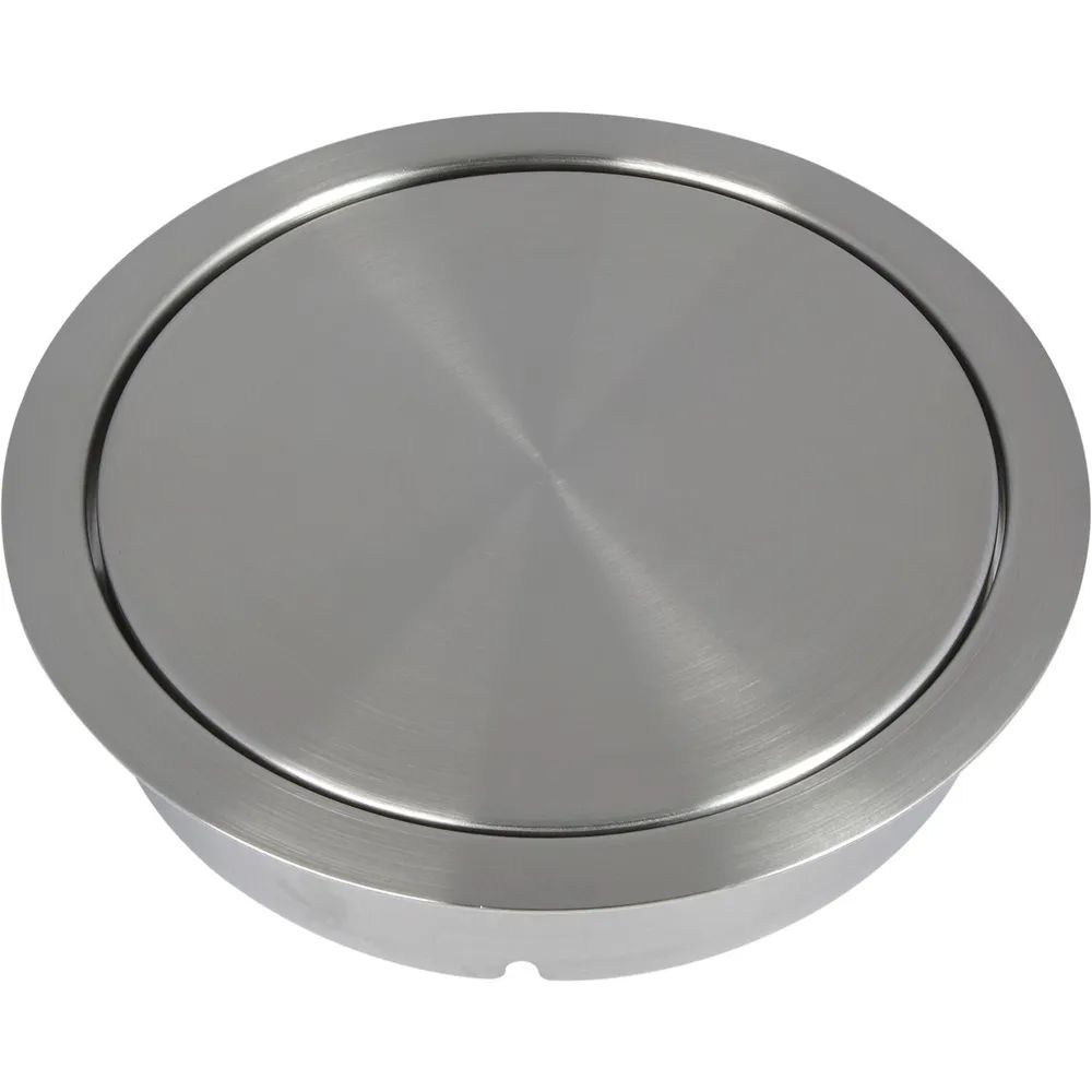 LAMP® Einwurfklappe ungedämpft rund 170 mm Edelstahl