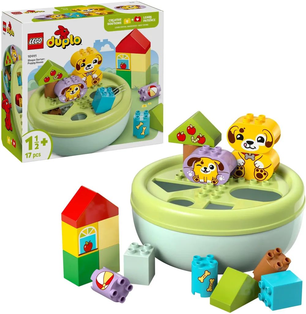 LEGO 10441 Duplo Formsortierer Welpenhaus