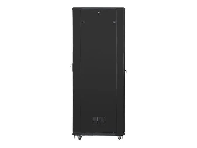 Lanberg Schrank Netzwerkschrank - mit 4 Lüfter - 230 V - Schwarz, RAL 9004 - 47U - 48.3 cm (19")