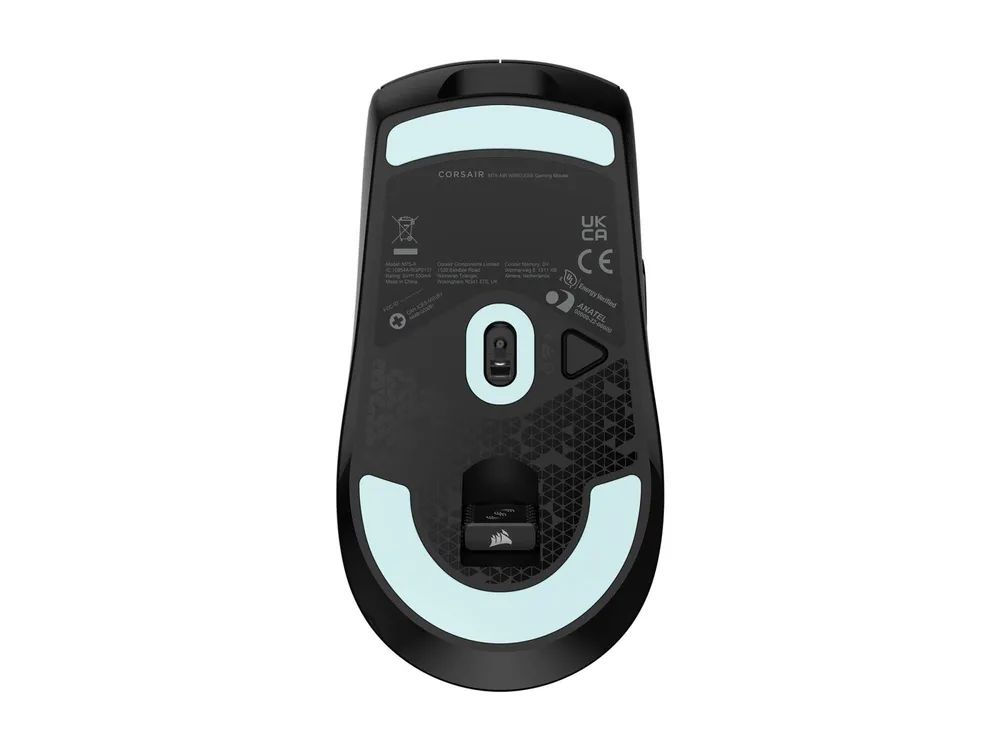 Corsair M75 AIR - Maus - optisch - 5 Tasten - kabellos - 2.4 GHz, Bluetooth - kabelloser Empfänger (USB)