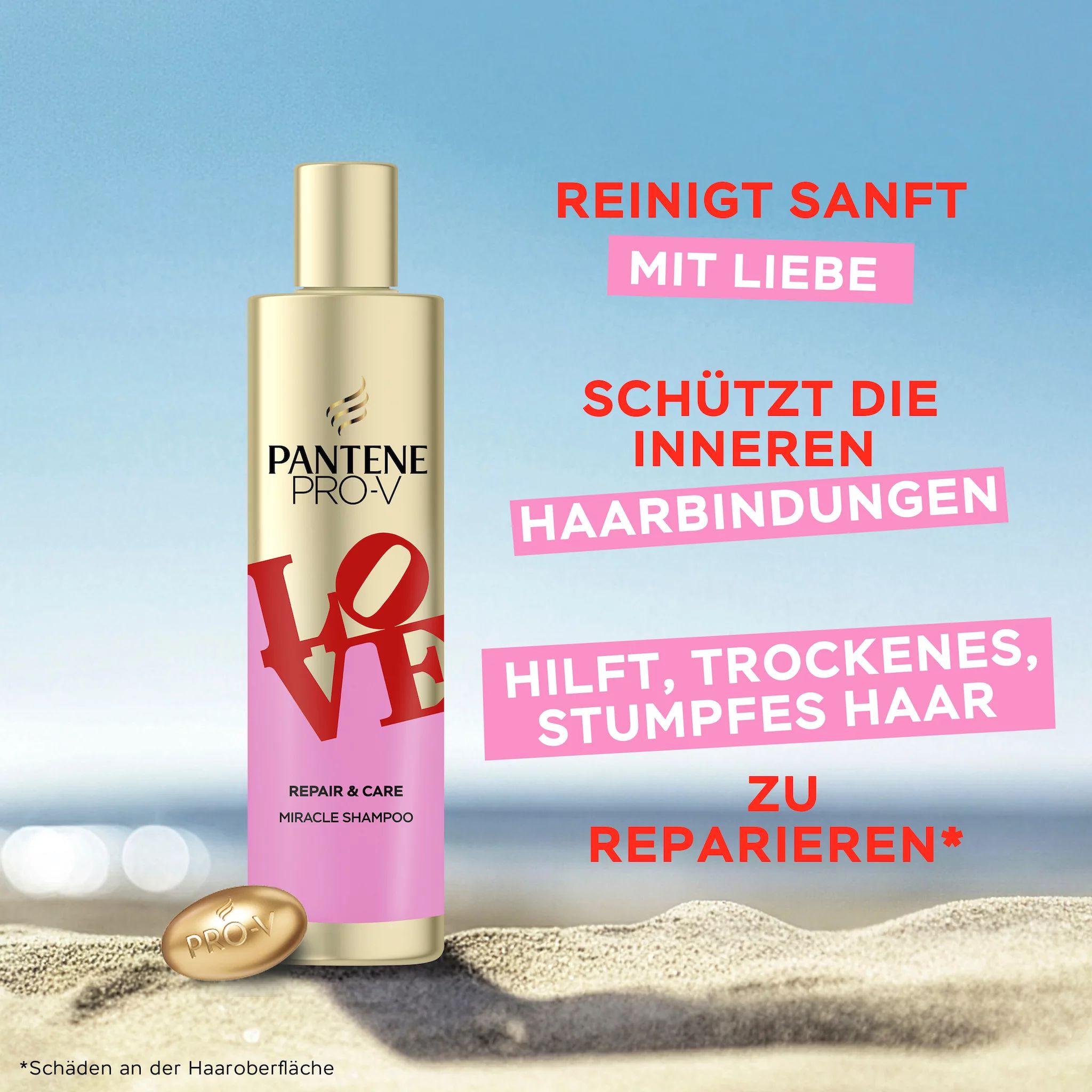 Pantene Pro-V LOVE Edition Repair & Care Miracle Serum Shampoo