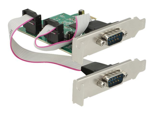 Delock PCI Express Card > 2 x Serial RS-232 High Speed 921K with Voltage supply
