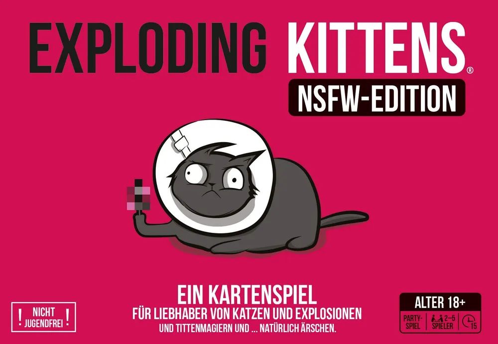 Asmodee Exploding Kittens - NSFW-Edition