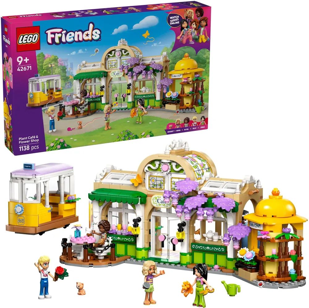 LEGO 42671 Friends Pflanzencaf und Blumenkiosk