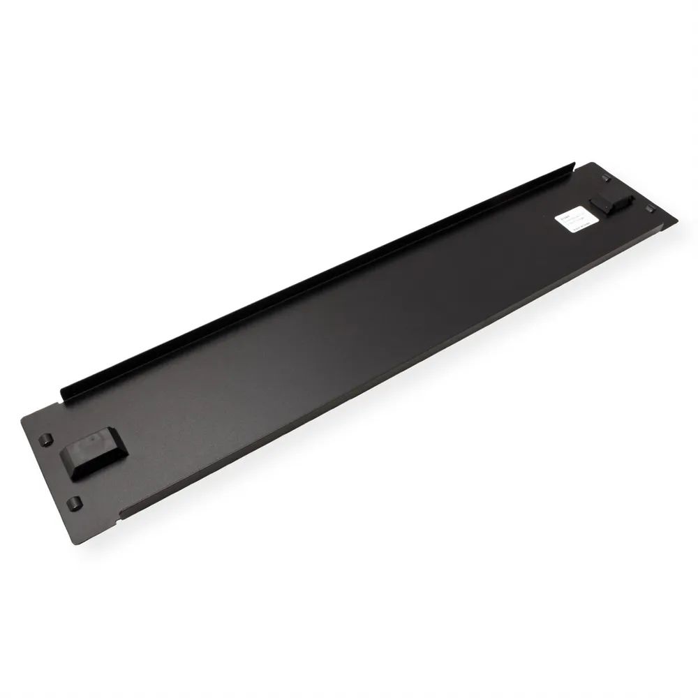 ROLINE 19-Zoll-Blindplatte Snap-in, 2 HE, schwarz