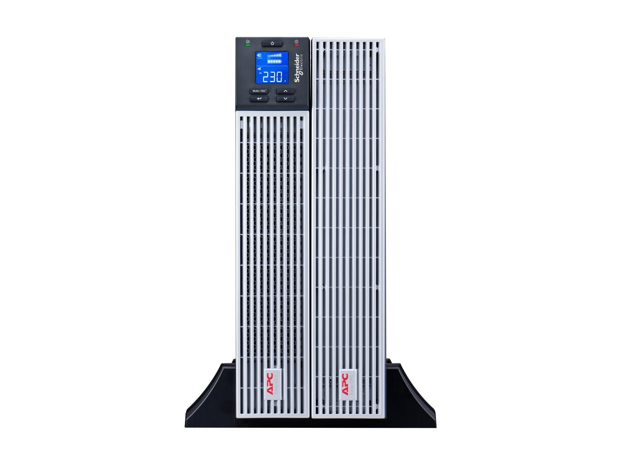 APC Easy UPS On-Line - USV (Rack - einbaufähig) - Wechselstrom 230 V - 2700 Watt - 3000 VA - Lithium-Ionen - RS-232, USB - Ausgangsanschlüsse: 7 - 4U - 48.3 cm (19")