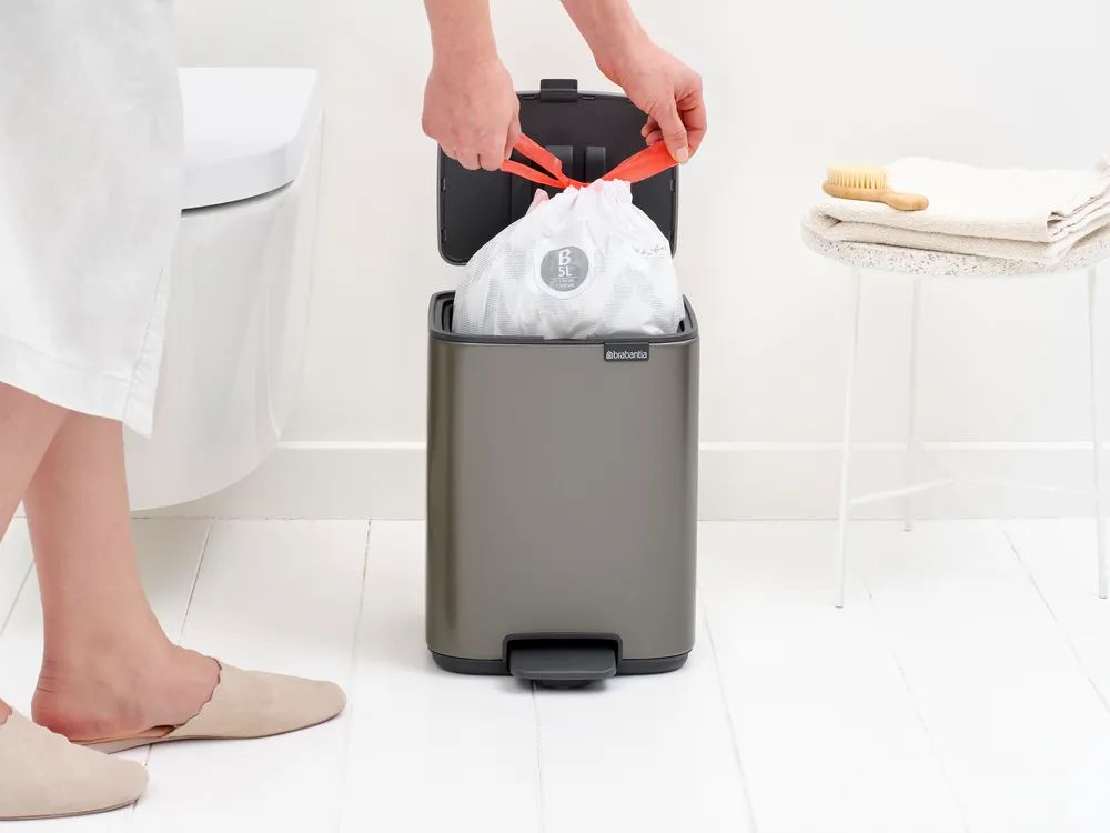 Brabantia Bo Treteimer, 7L - Platinum