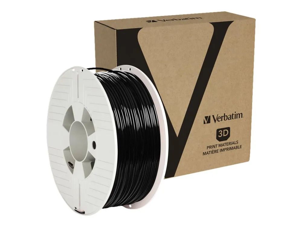 Verbatim Schwarz, RAL 9017 - 1 kg - 126 m - PLA-Filament (3D)
