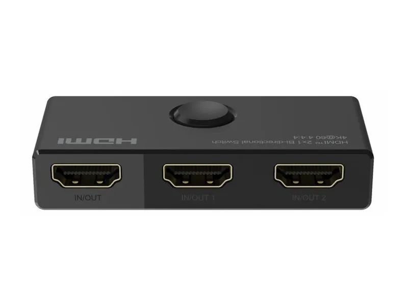 MicroConnect MC-HDMISWITCH-4K-MINI - HDMI - ABS - Schwarz - 60 Hz - 3860 x 2160 - 18 Gbit/s