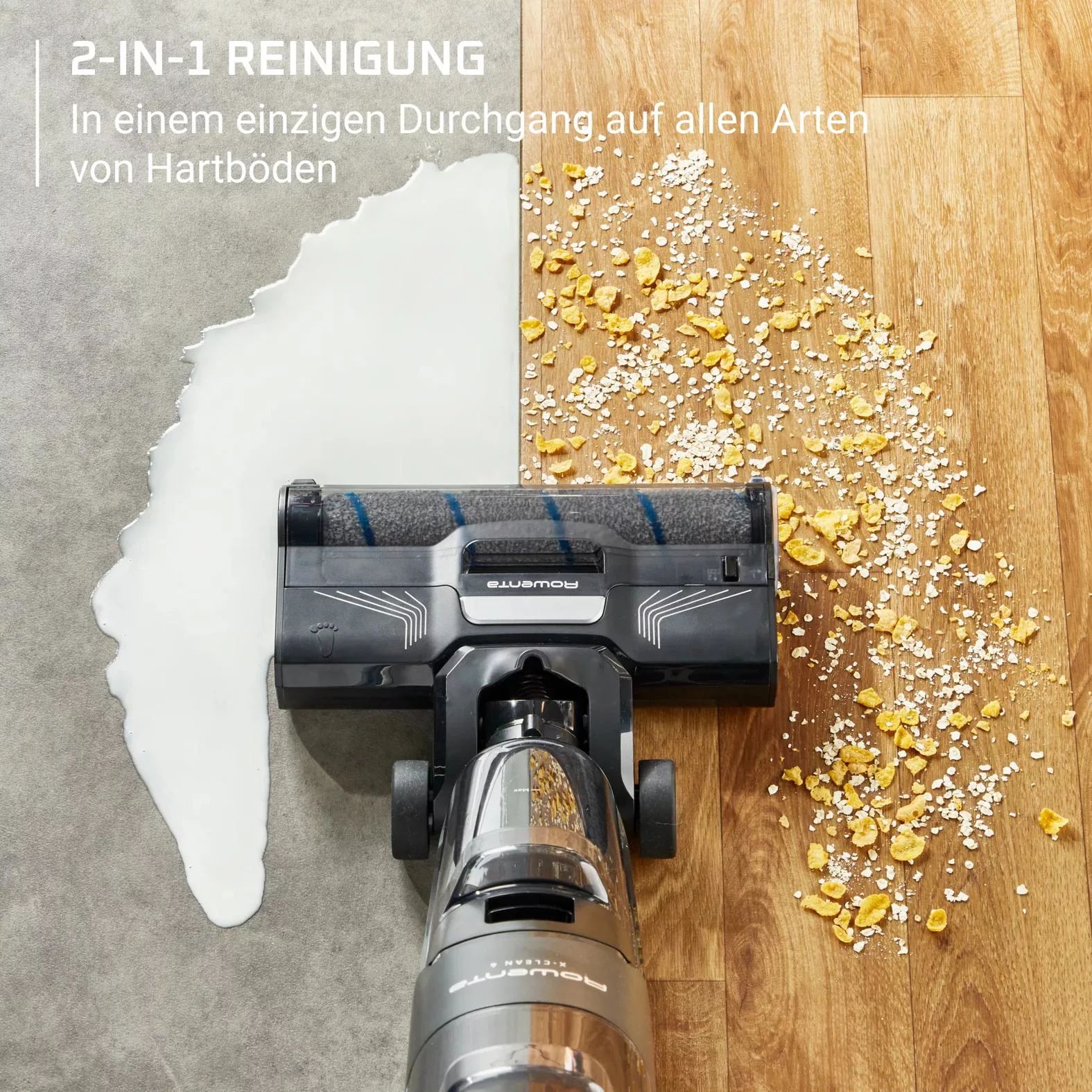 ROWENTA GZ5037 2-in-1 Nass-Trockensauger X-Clean 4  - Anthrazit 