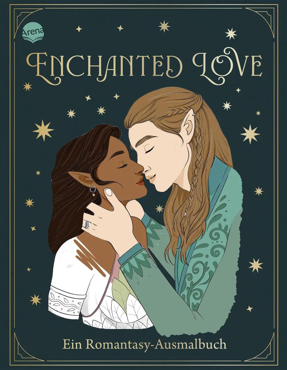 Arena Verlag GmbH Enchanted Love Romantasy Ausmalbuch