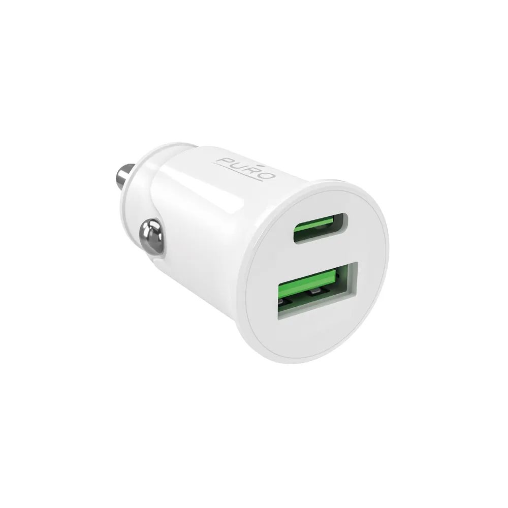 PURO KFZ Lader, 1x USB-C PD & 1x USB-A, 20W