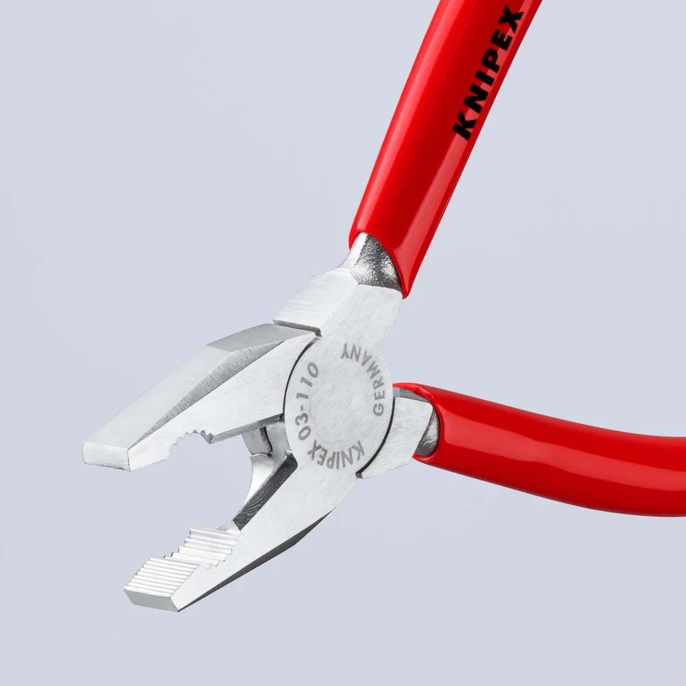 KNIPEX Mini-Kombizange mit Kunststoff überzogen verchromt 110 mm