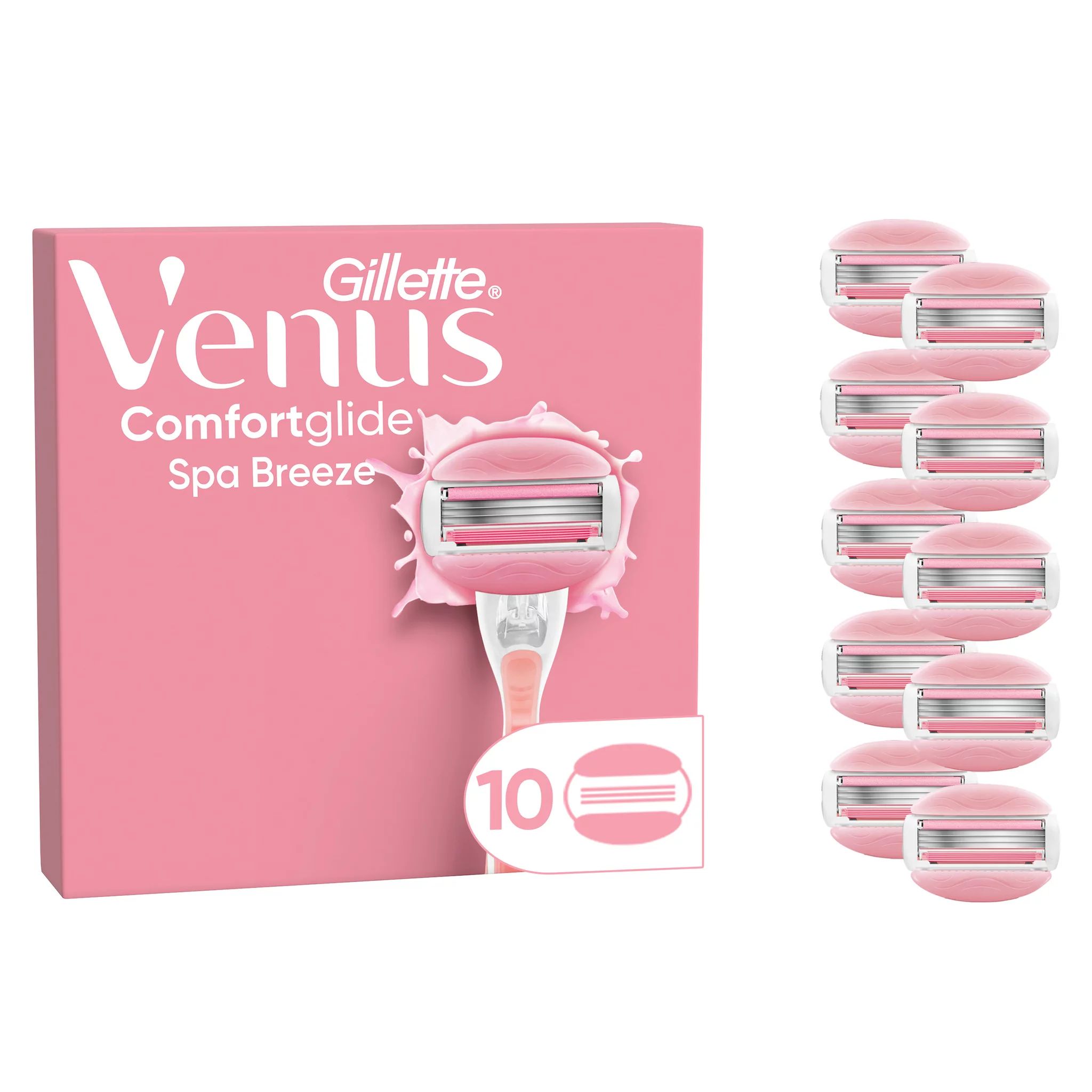 Gillette Venus Comfortglide Spa Breeze Systemklingen 10er