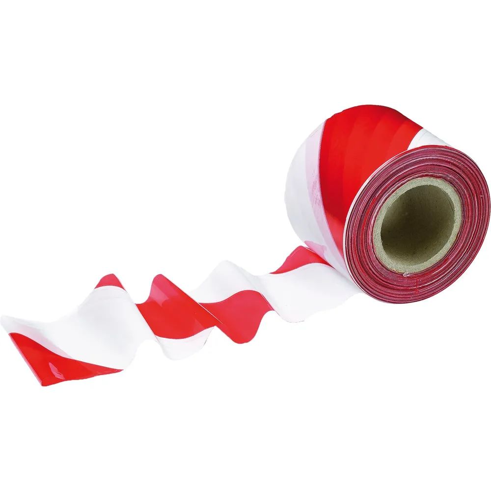 SCHULLER Absperrband rot/weiß B=70mm L=200m Stärke 25µ