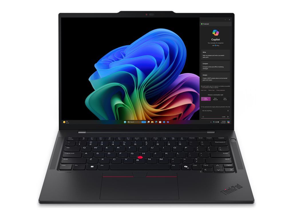 Lenovo ThinkPad T14s Gen 6 21N1 - 180°-Scharnierdesign - Snapdragon X Elite X1E-78-100 / 3.4 GHz - Win 11 Pro (auf ARM)
