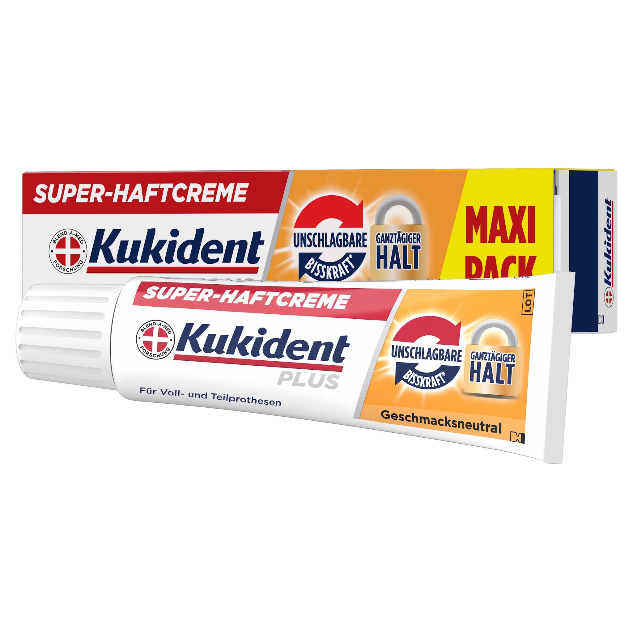 Kukident Plus Haftcreme Unschlagbare Bisskraft 57g