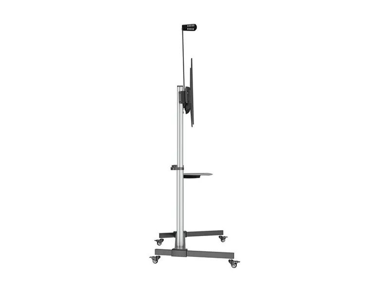 Equip Eco - Wagen - für Flachbildschirm / AV-Ausrüstung - ultra-large display, LFD, trolley - Kunststoff, stainless steel, Aluminium - Schwarz - Bildschirmgröße: 152.4-254 cm (60"-100")