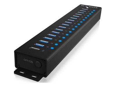 ICY BOX IB-HUB1717-U3 - Hub - 17 x USB 3.2 Gen 1