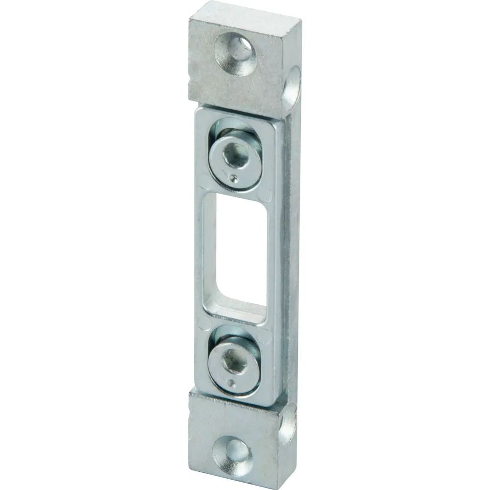 KFV Schließteil f.Bolzenverrieg. zu AS2300 Falz 11mm,Stulp 16mm,verzinkt silber