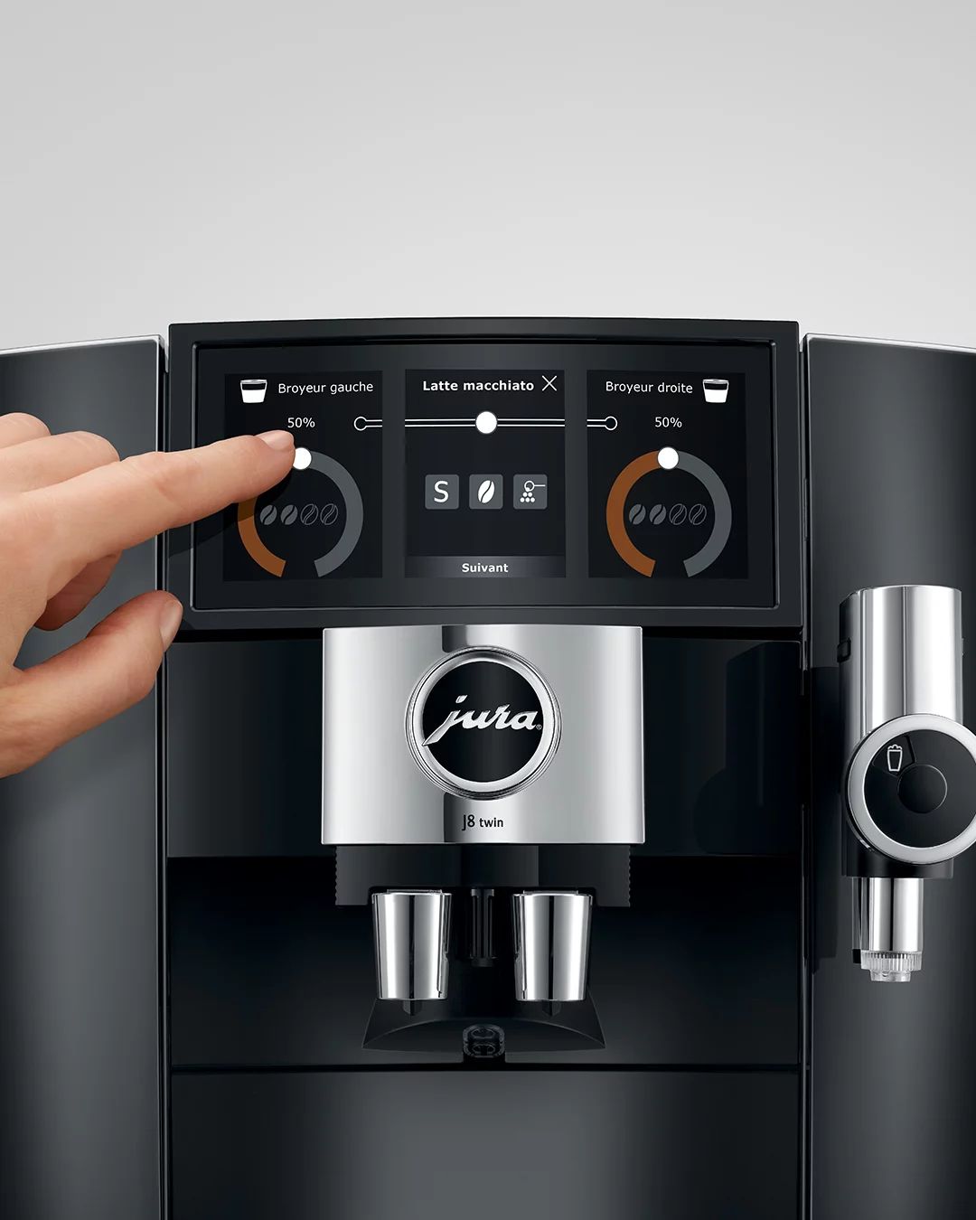 Jura J8 twin (EA), Diamond Black