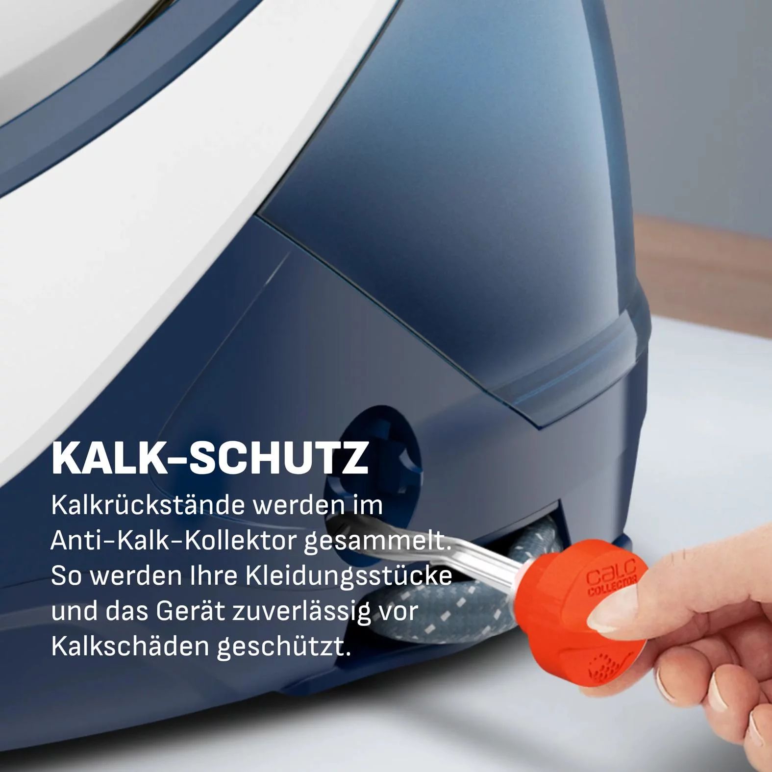 Tefal GV9225 Dampfbügelstation Pro Express Protect - Blaugrau/Weiß