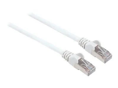 Intellinet Network Patch Cable, Cat6, 30m, White, Copper, S/FTP, LSOH / LSZH, PVC, RJ45, Gold Plated Contacts, Snagless, Booted, Lifetime Warranty, Polybag - Patch-Kabel - RJ-45 (M)