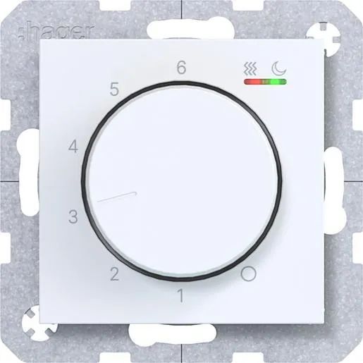 Hager TEMP.REGLER 230V/16A,HEIZEN/KÜ / HAGERS WAN5010WM BERKER AX/ WAN5010WM