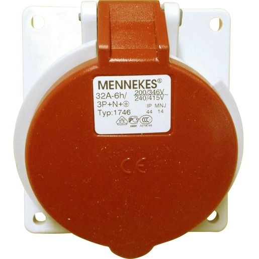 Mennekes CEE-ANBAUSTECKDOSE TWINCONTACT / MENNEK AM 1746