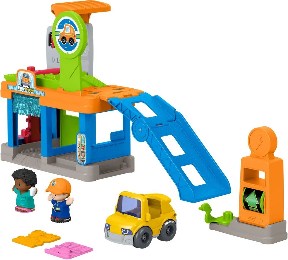 Mattel GmbH FP Little People Spaß an der Tankstelle