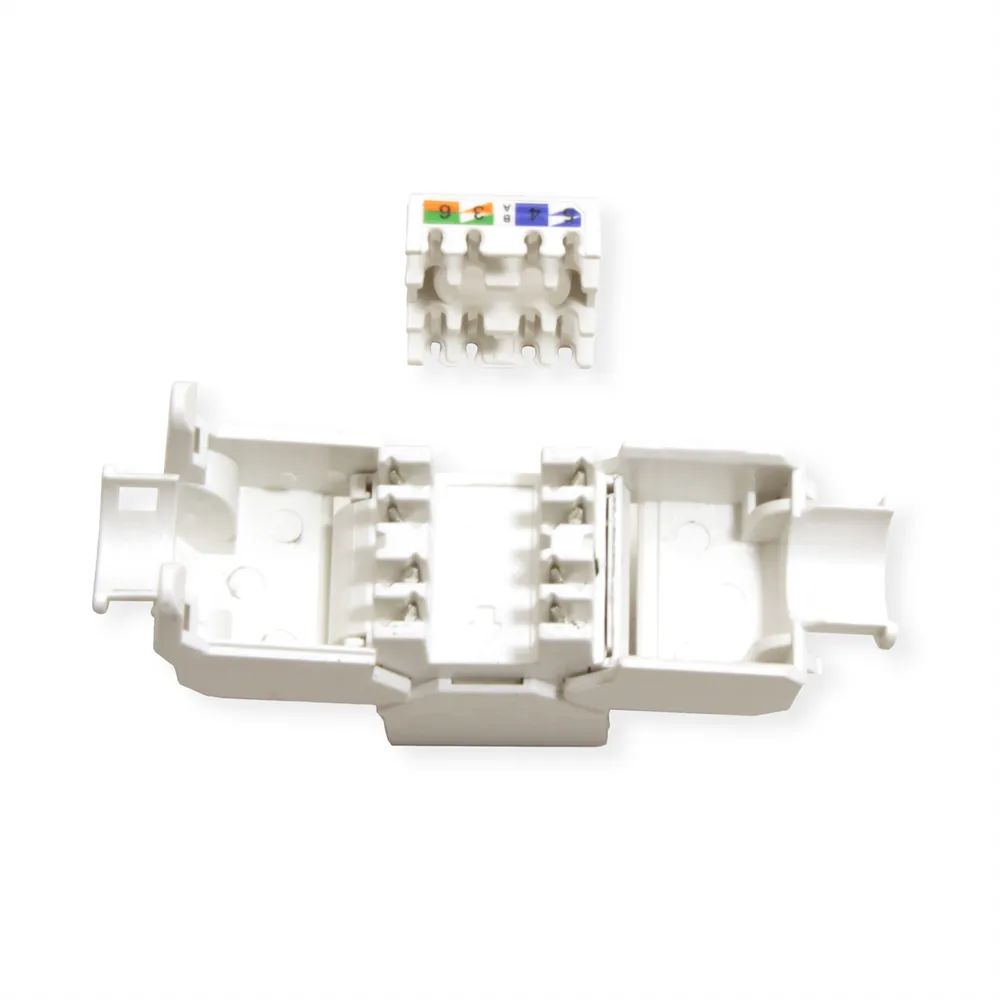 VALUE Cat.6A (Class EA) Keystone, RJ-45, ungeschirmt, werkzeuglos, weiß